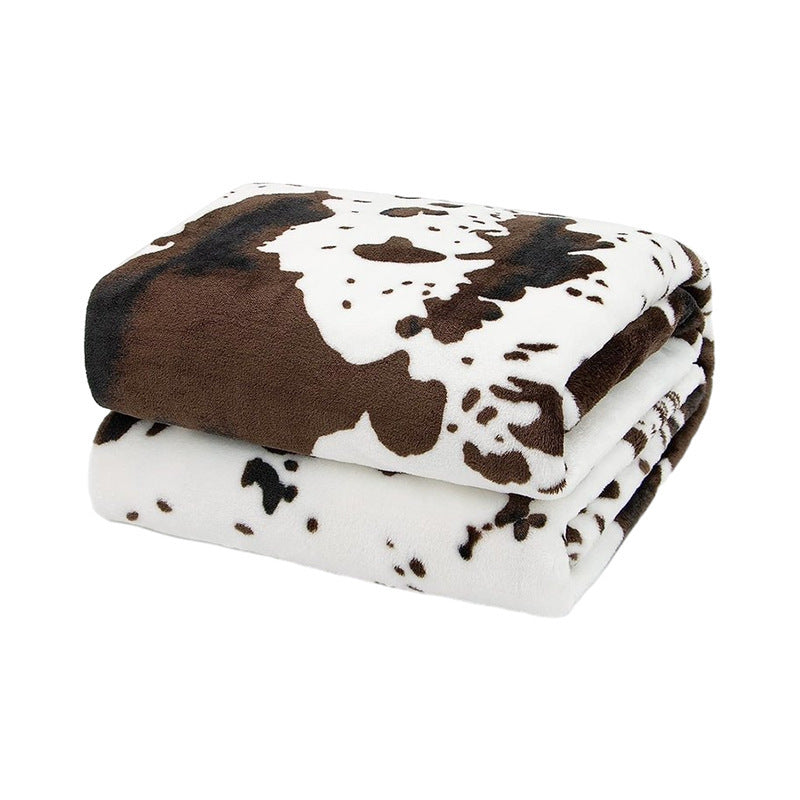 Weiches Gewebe Zebra Muster Fleece-Decke