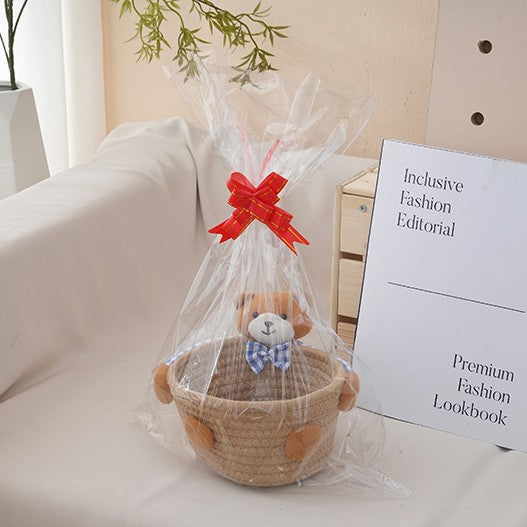 Kuscheliger Aufbewahrungskorb mit Bärenmotiv Brehn