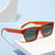 Damen stylische quadratische Sonnenbrille mit bequemem Sitz Brehn