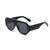 Herren Bold Frame Futuristic Sonnenbrillen Brehn
