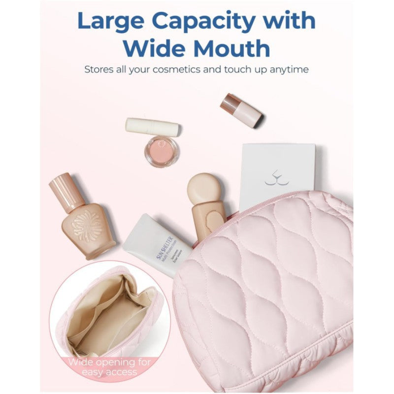 Kosmetik-Organizer Tasche mit Quermuster Brehn