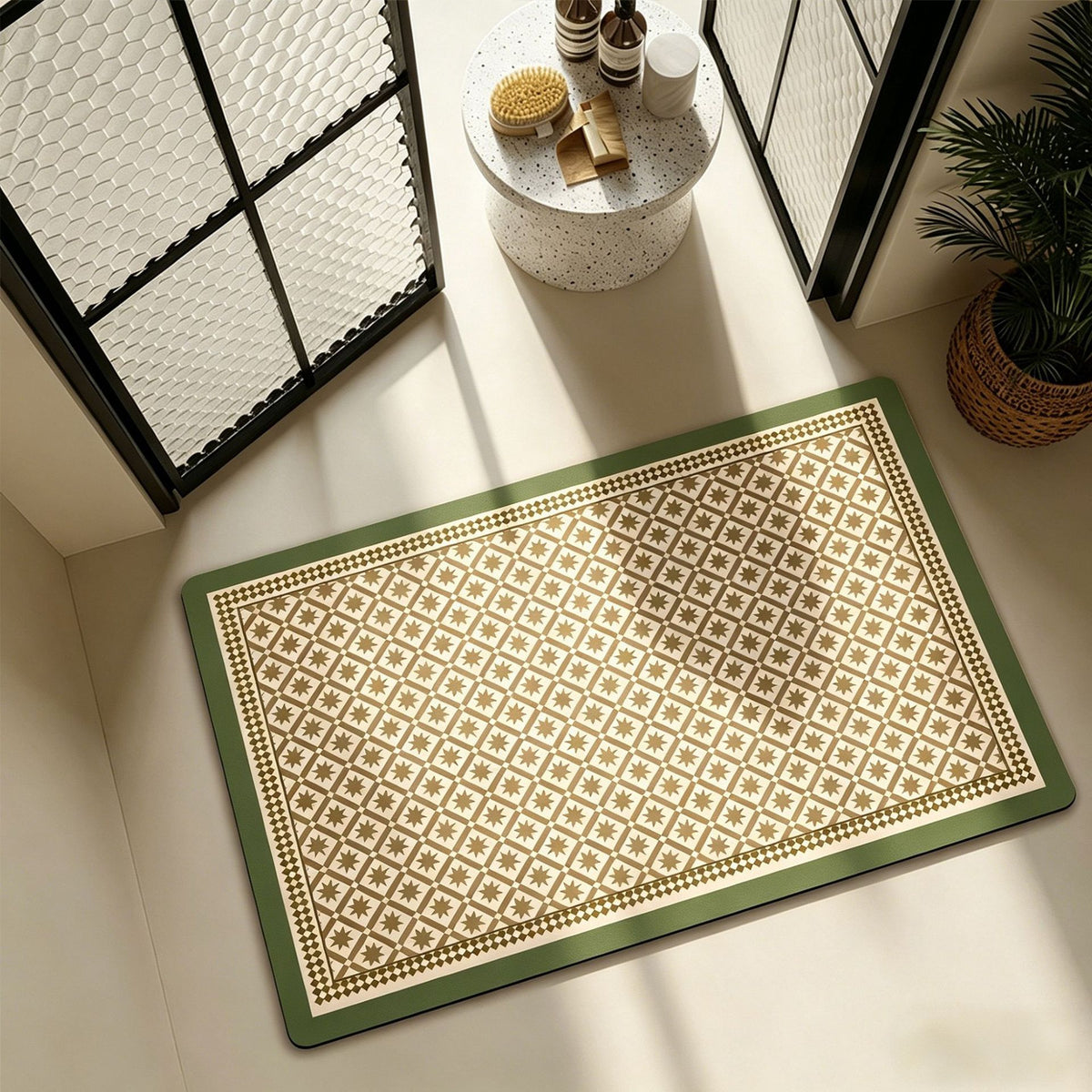 Luxuriöse Badezimmer-Badematte Brehn
