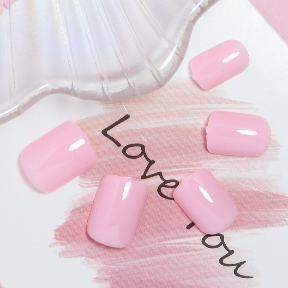 DIY natürliche Look Press-On Nails Brehn