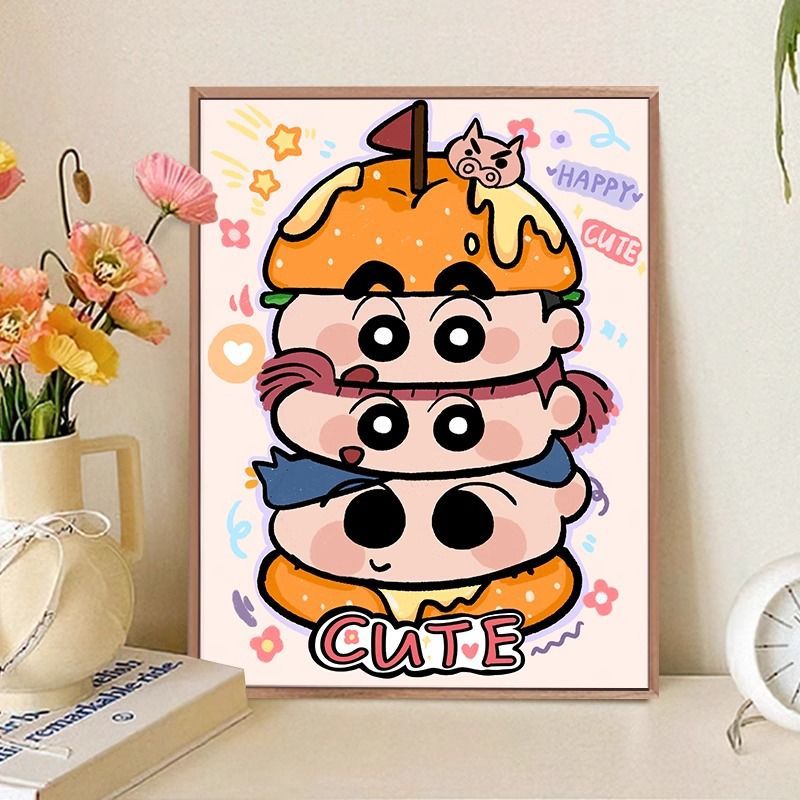 Verspielt katzenmotiviertes Food-Art-Druck Brehn