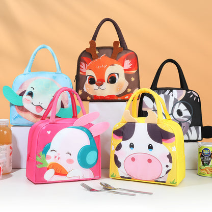 Verspielt Bunny-Themen Isolierte Lunch-Tasche