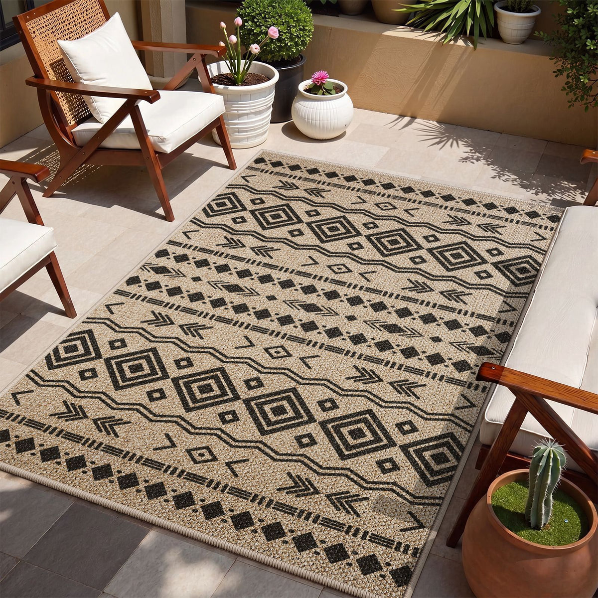 Outdoor Dekorativer Bereich Teppich