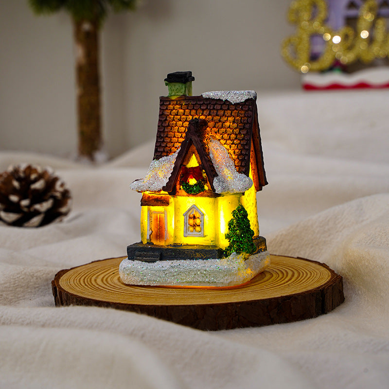 Dekorative Weihnachtsbeleuchtungshaus Brehn