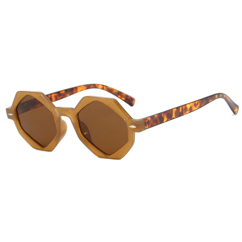 Damen trendige Sonnenbrille im modernen Achtkant-Design Brehn
