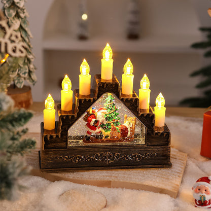 Nostalgisches Weihnachtsfernseher-Dekor Brehn