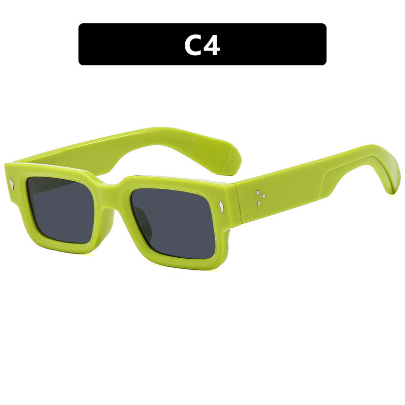 Damen modische quadratische Sonnenbrille mit robustem Rahmen und komfortablem Sitz Brehn