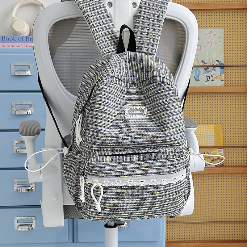Stylische strukturierte Rucksack