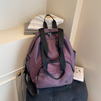 Vielseitiger Karomuster-Rucksack Brehn