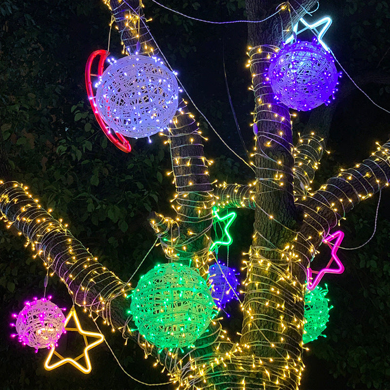 Dekorative LED-Globus-Lichterkette Brehn