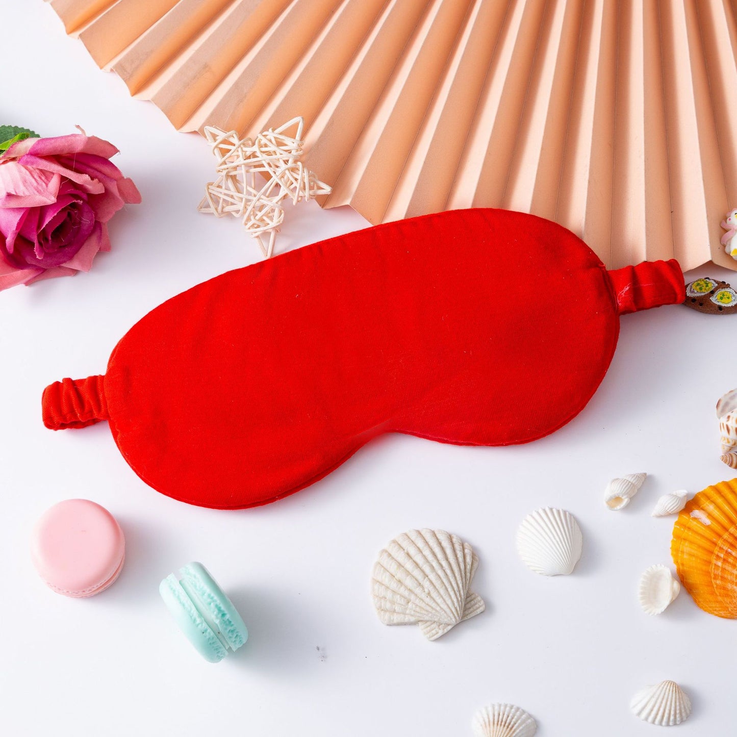 Damen nan leichte Baumwoll Schlafmaske mit ergonomischer Polsterung und elastischem Komfortband Brehn