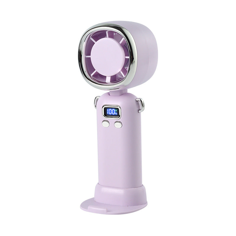 Damen tragbarer Handventilator mit LCD-Anzeige und kraftvollem Akku Brehn
