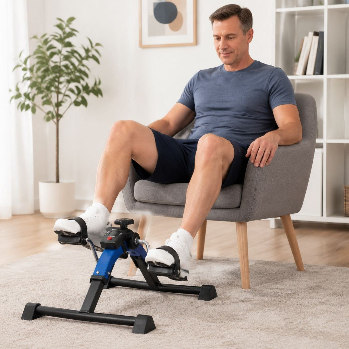 Kompakter verstellbarer Mini-Fahrradtrainer Brehn