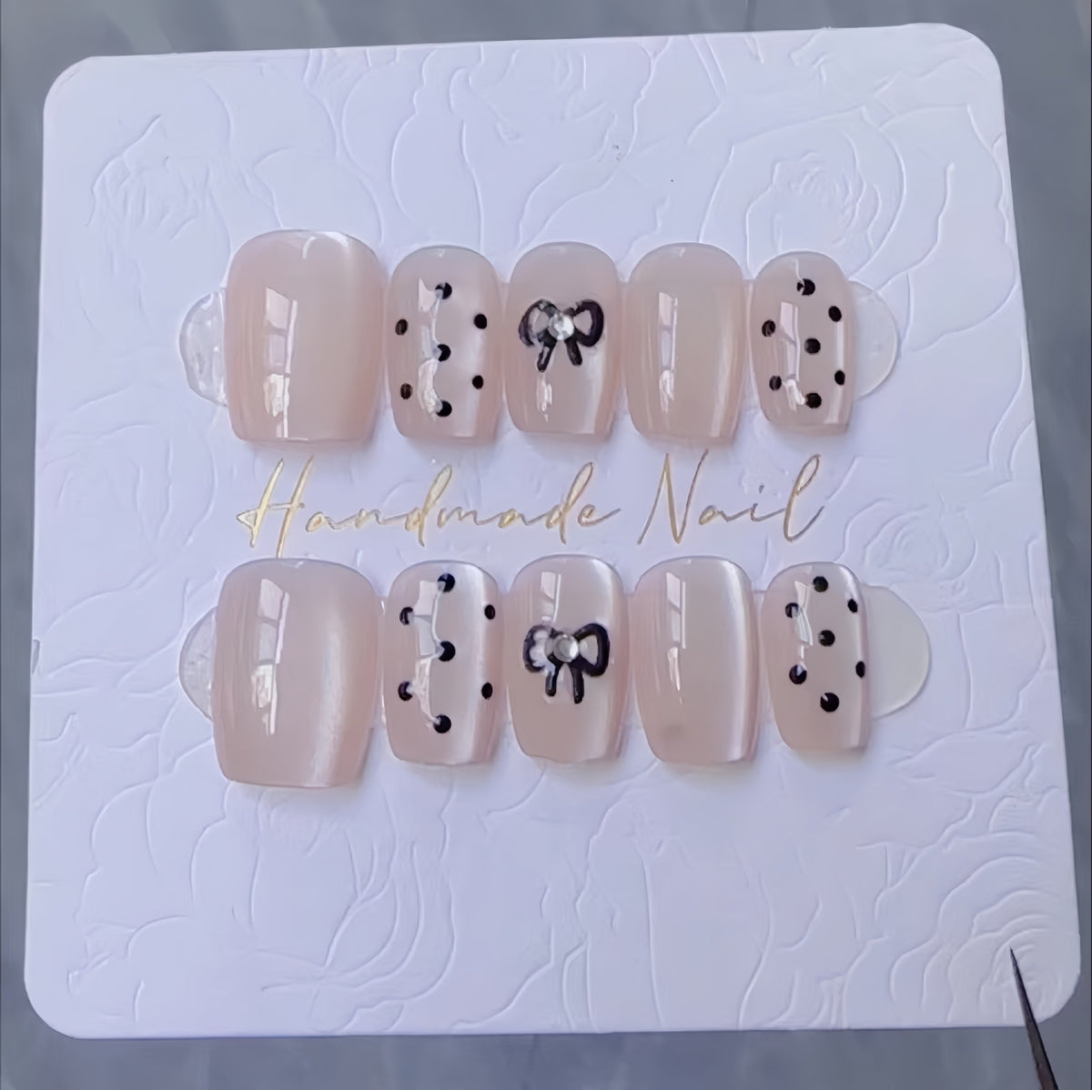 Handgemachtes Nail Set Brehn
