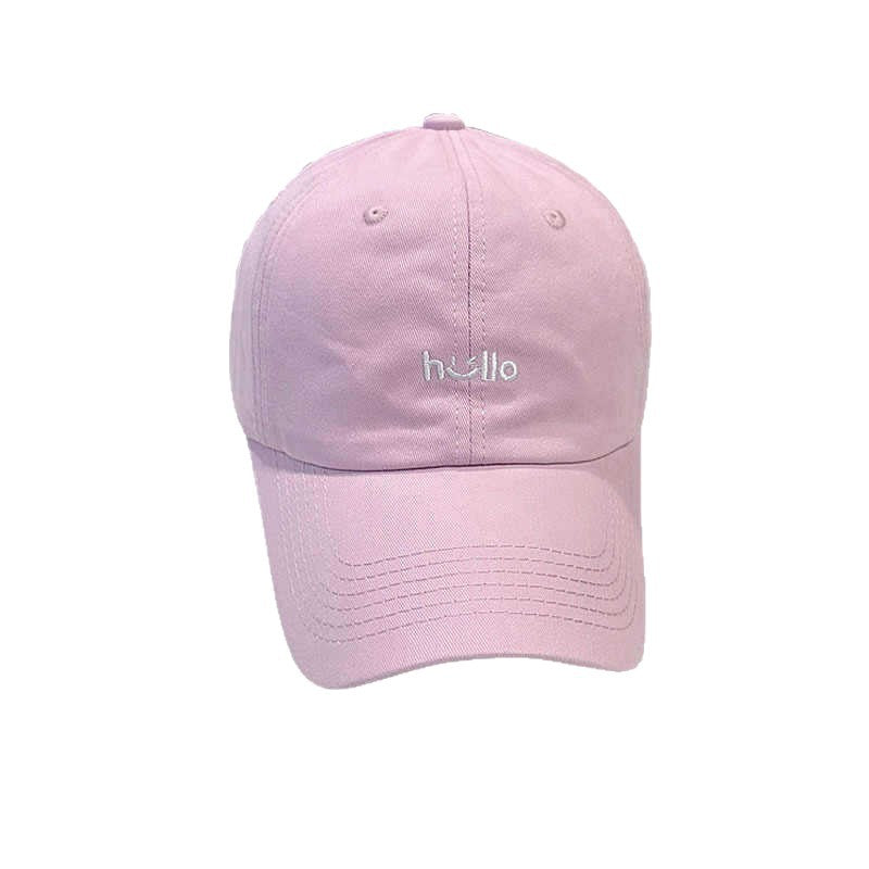 Unisex Casual Baumwoll-Baseballmütze mit gestickter Botschaft Brehn