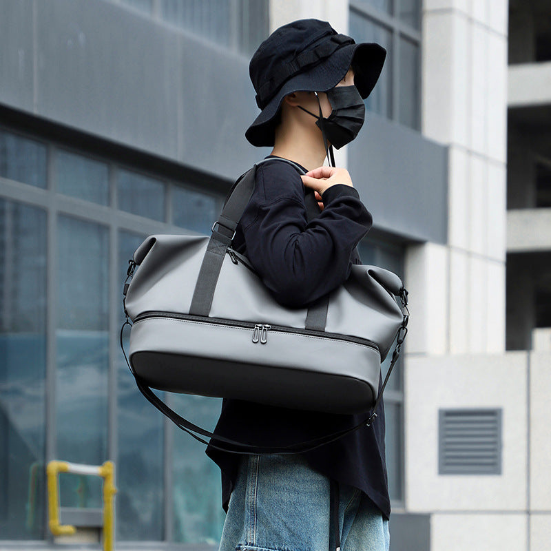 Sportliche und Wasserabweisende Duffel-Tasche mit Verstellbarem Tragesystem Brehn