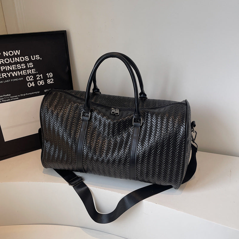 Sportliche Reisetasche Im Modernen Korbmuster Brehn