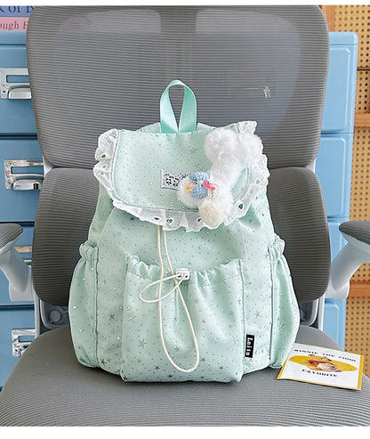 Sternenprint Rüsch-Rucksack Brehn
