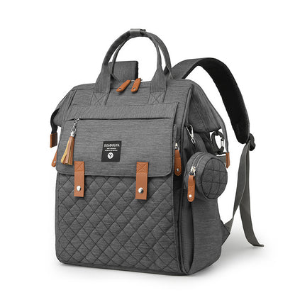 Multifunktionaler gesteppten Windelrucksack Brehn