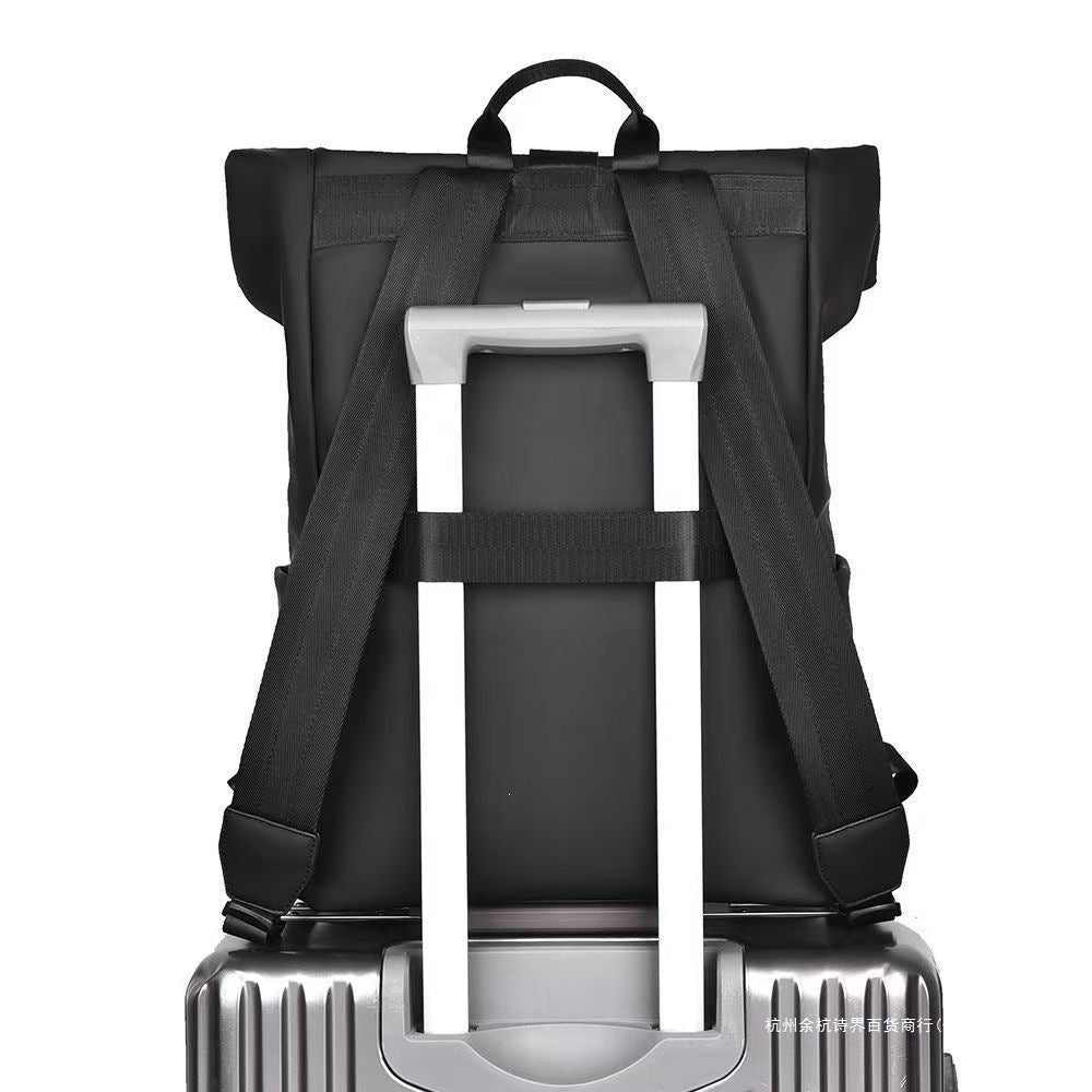 Urbaner Rolltop-Rucksack Mit Vielseitigen Fächern Brehn