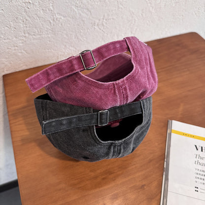 Damen Verwaschene Denim Verstellbare Kappe Brehn