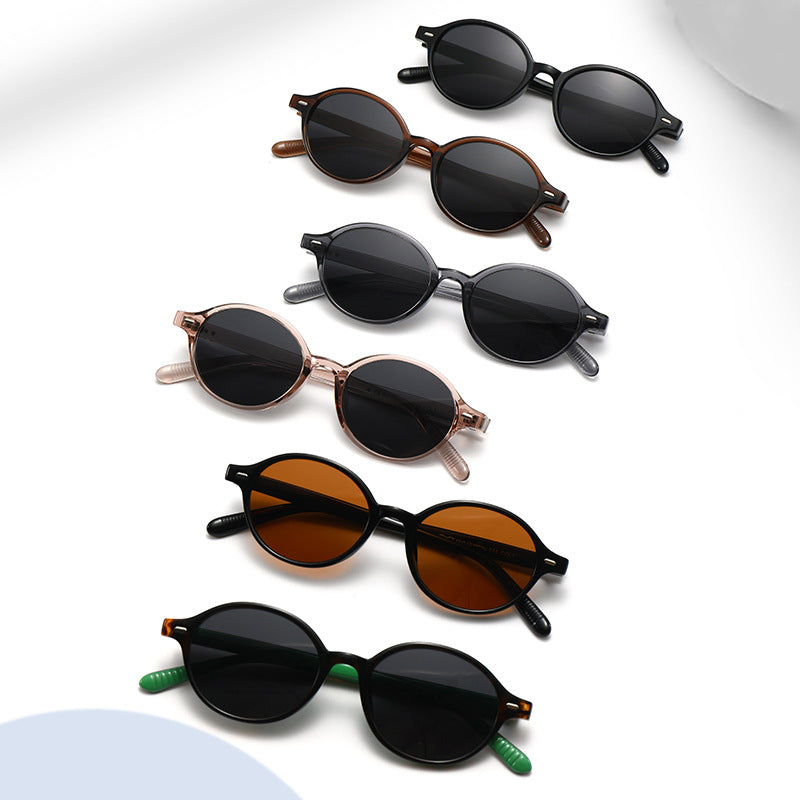 Damen modische Sonnenbrille im klassischen runden Design Brehn
