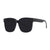 Damen Quadratische Sonnenbrille mit schützendem UV-Filter und stilvollem Rahmen Brehn