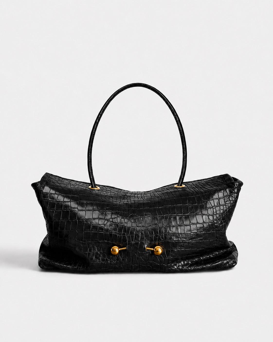 Krokodilhaut-Handtasche