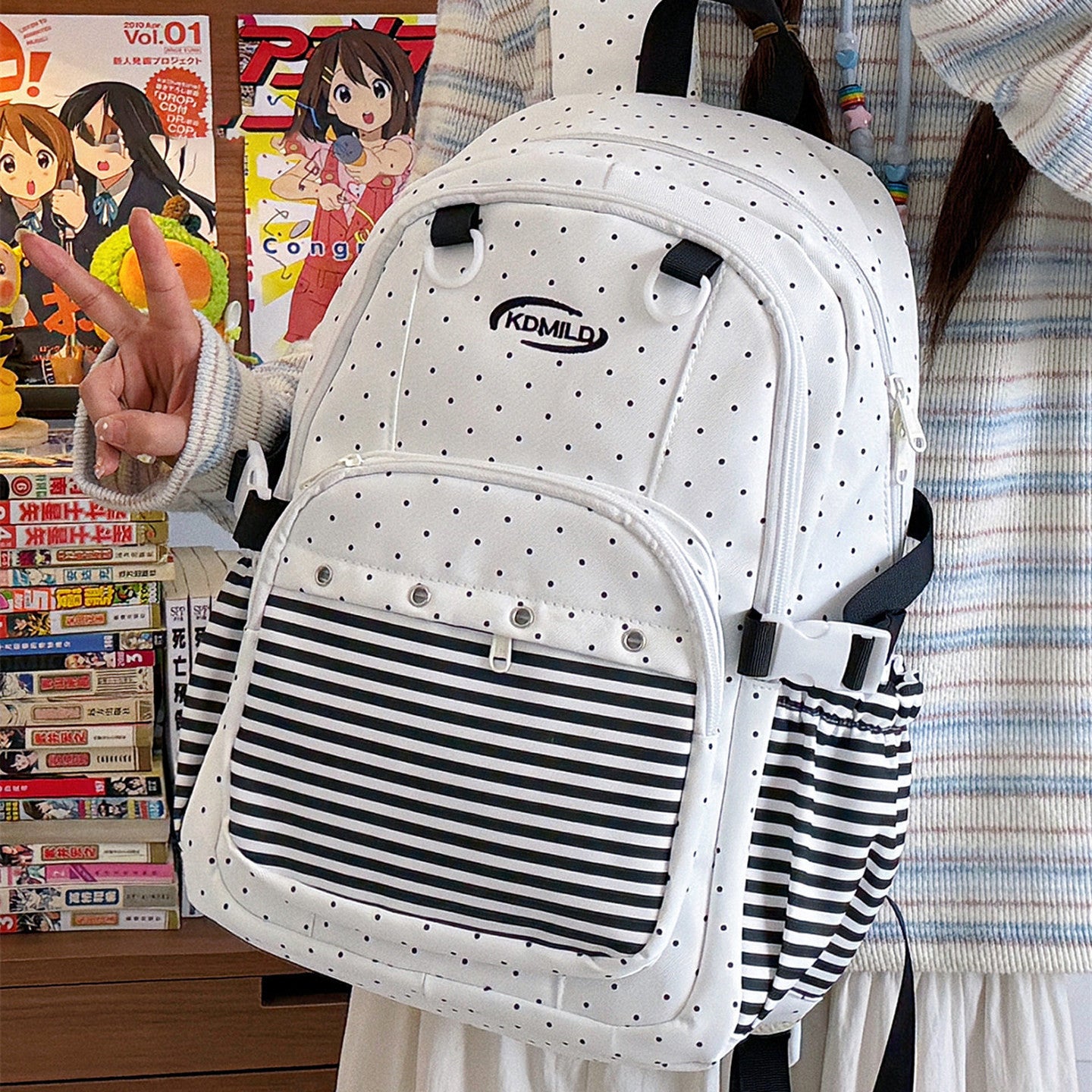 Multi-Taschen Studenten Rucksack Brehn