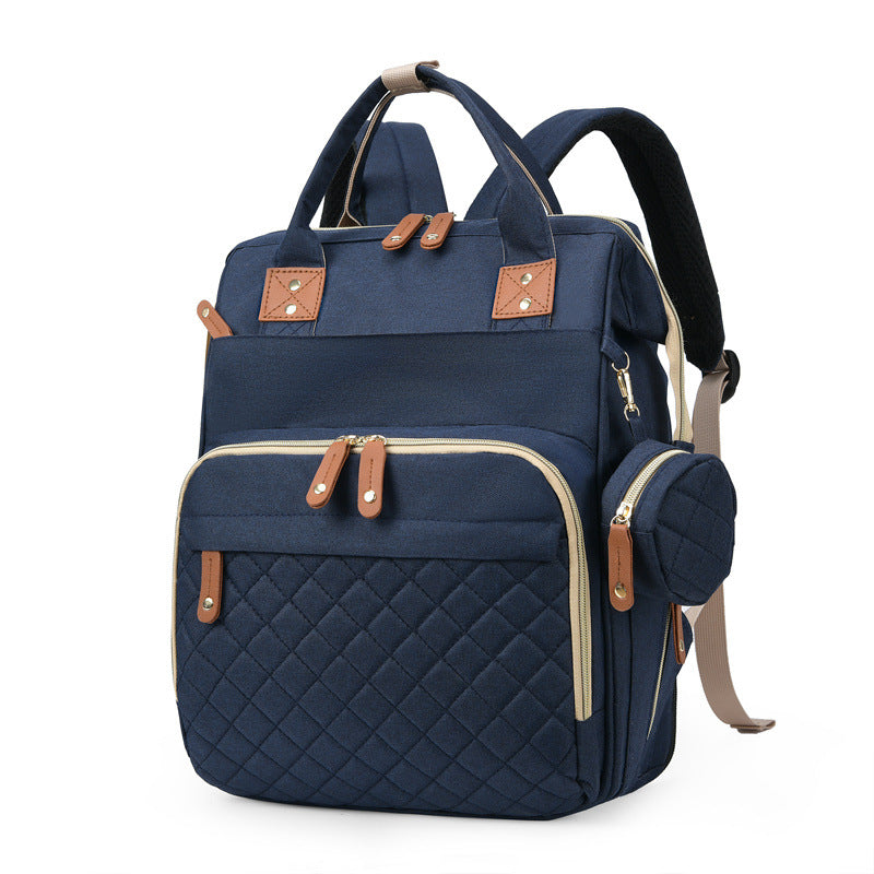 Vielseitiger Mehrfach-Taschen Stepp-Rucksack Brehn