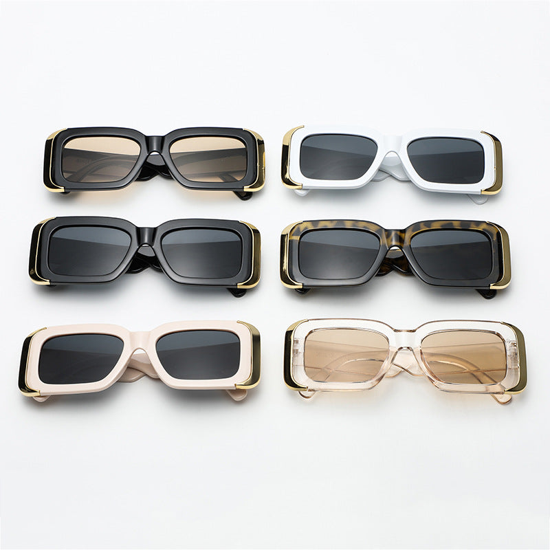 Damen Oversized-Sonnenbrille im modernen Animal-Print-Design Brehn