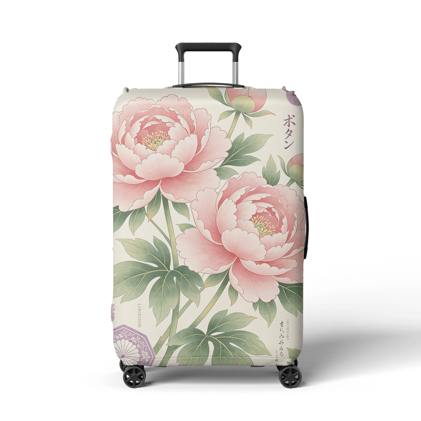 Damen Reisekoffer Brehn Blumendesign mit verstellbarem Griff
