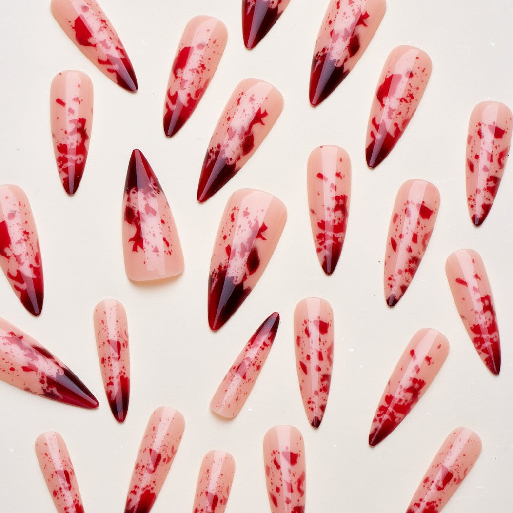 Künstlerisches Verlängertes Stilettonägel-Set Brehn