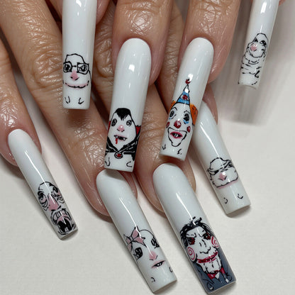 Themen Charakter Nagelkunst Aufkleber Brehn
