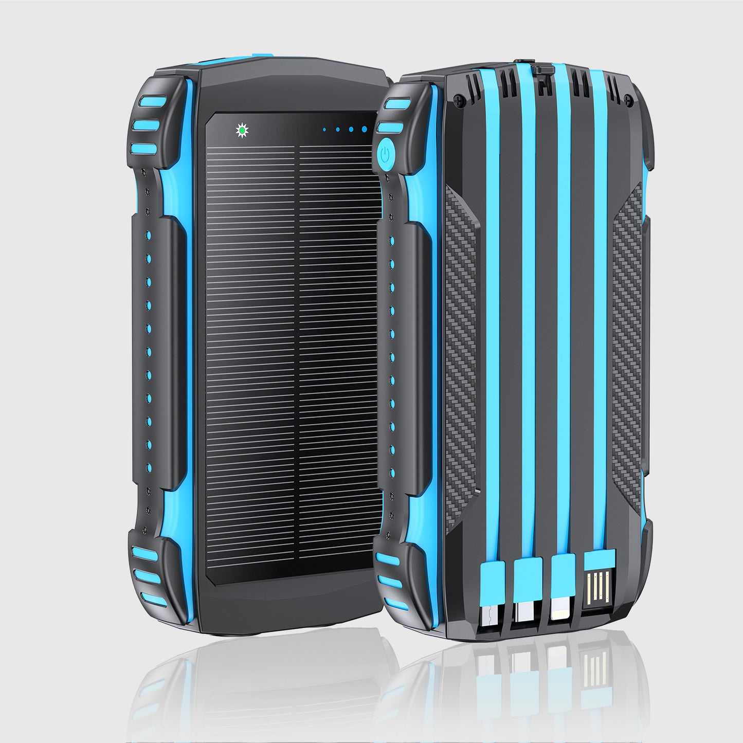Solar Powerbank mit Hoher Kapazität Von Brehn