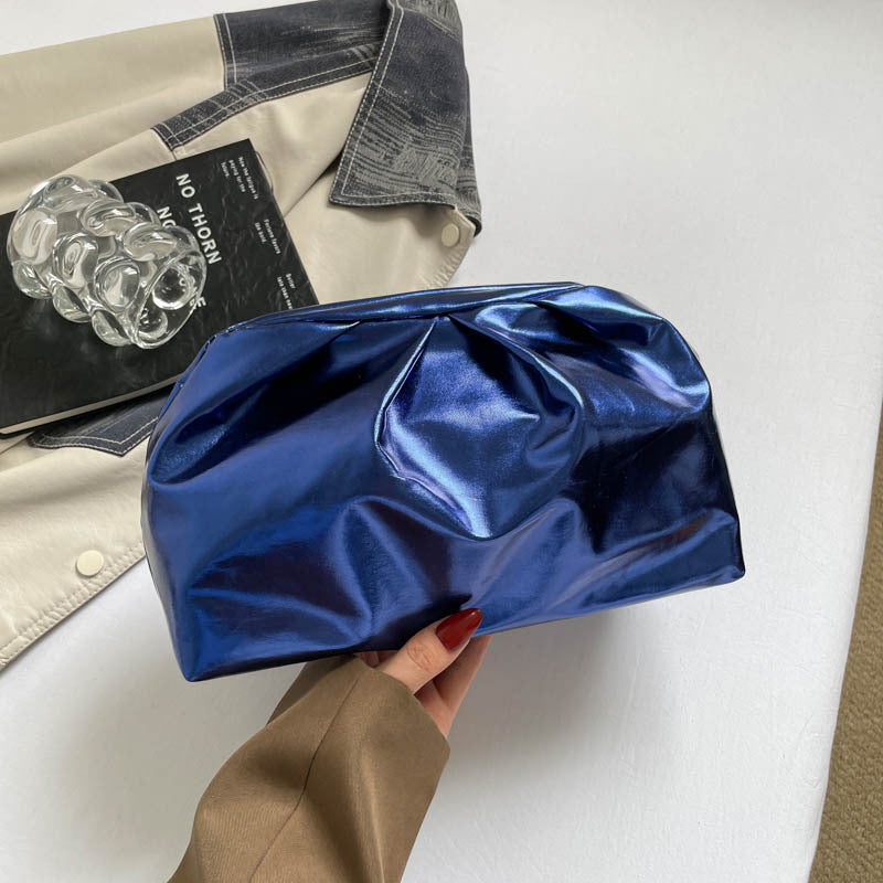 WoStylish Texturierte Handheld Clutch Brehn