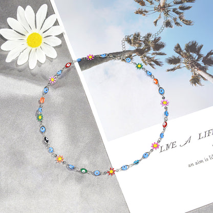 Farbenfrohes bösen Blick Charm Armband Brehn 1788164354