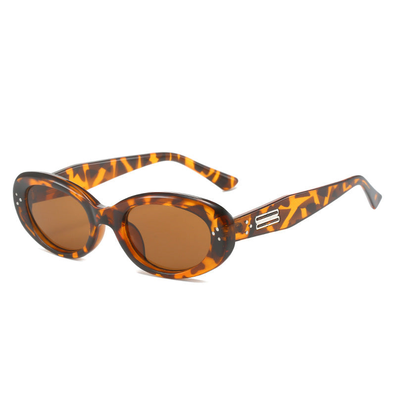 Retro-inspirierte ovale Sonnenbrille Brehn