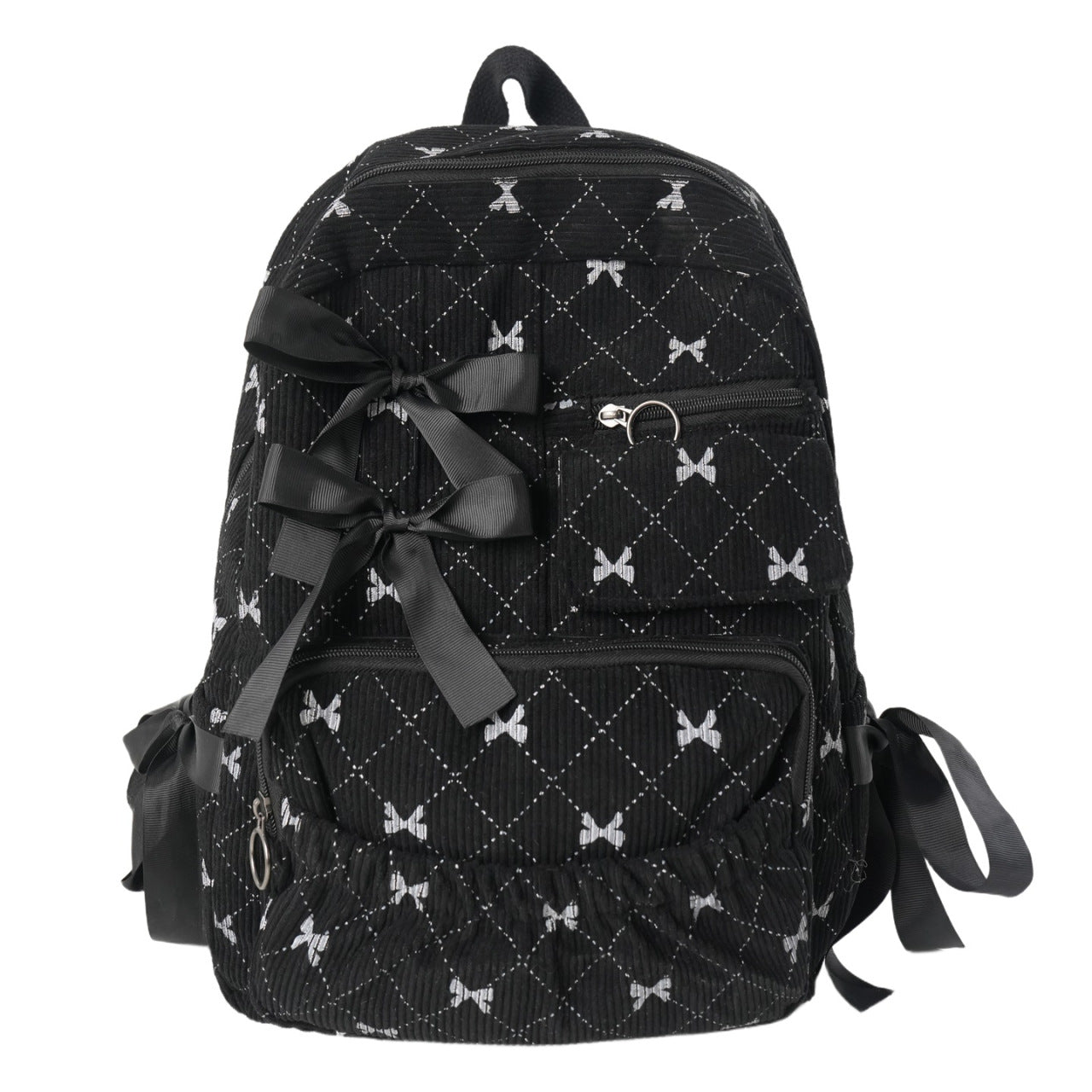 Verspielter Rucksack mit Schleifendetails und Praktischen Fächern Brehn