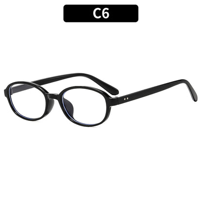 Chic Ovale Rahmen Brille