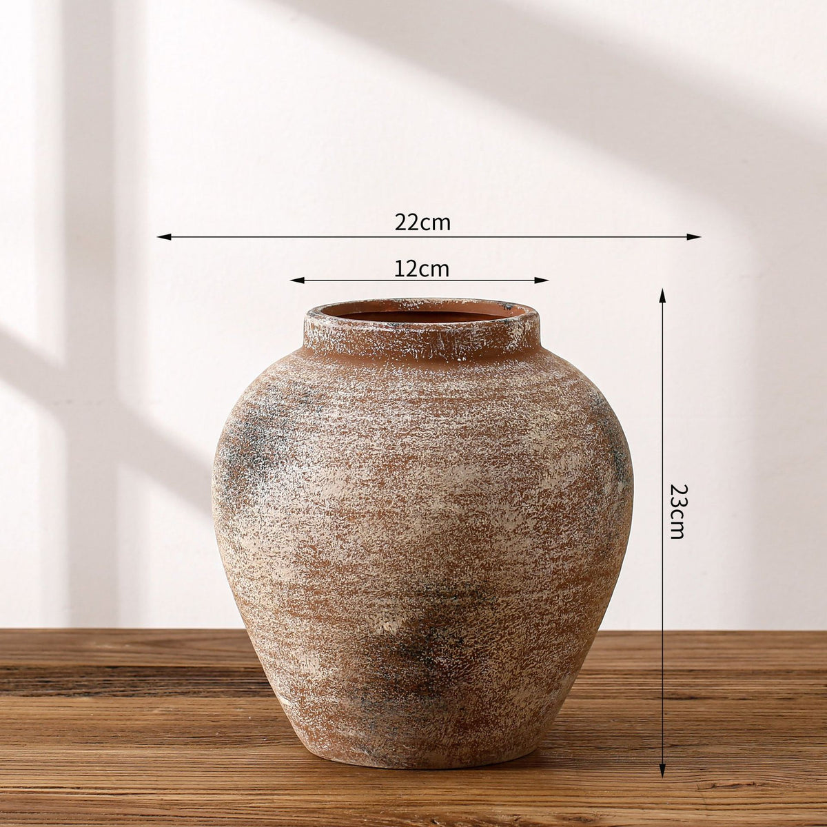 Handgefertigte Terrakotta Vase Brehn