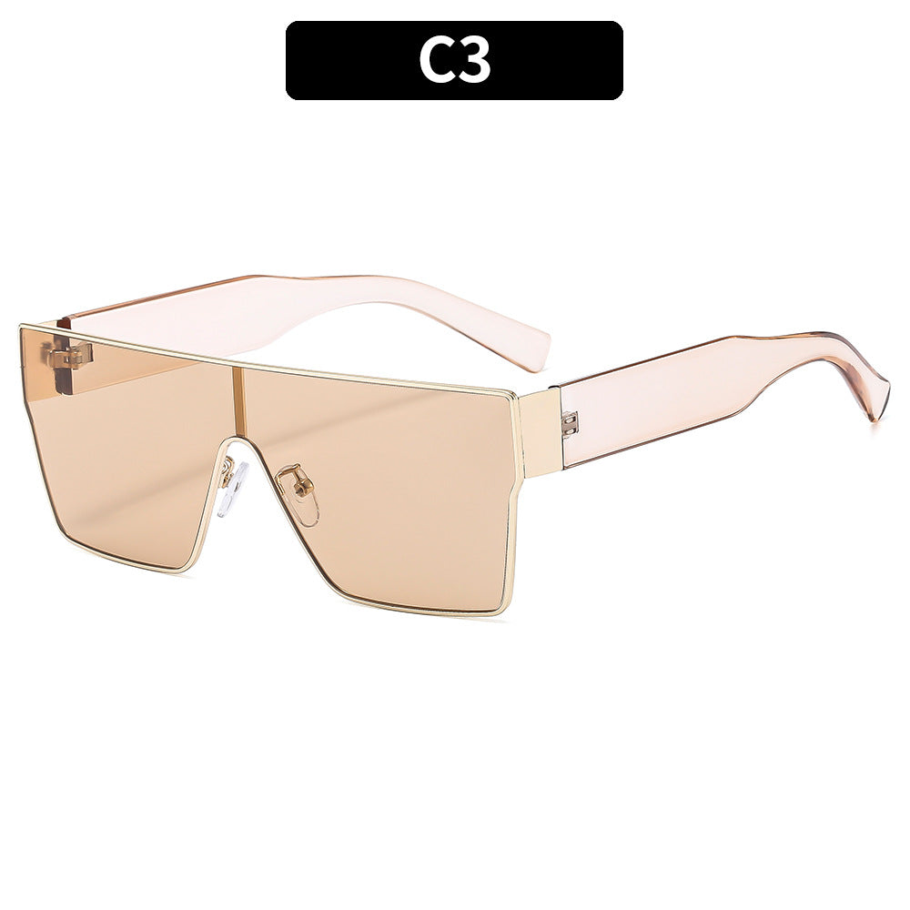Futuristische Winkel-Schild-Sonnenbrille