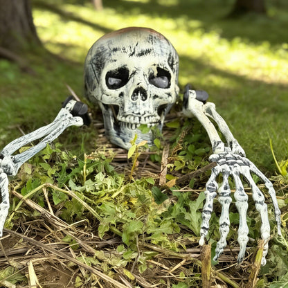 Gruselige Skelettgartenstecker