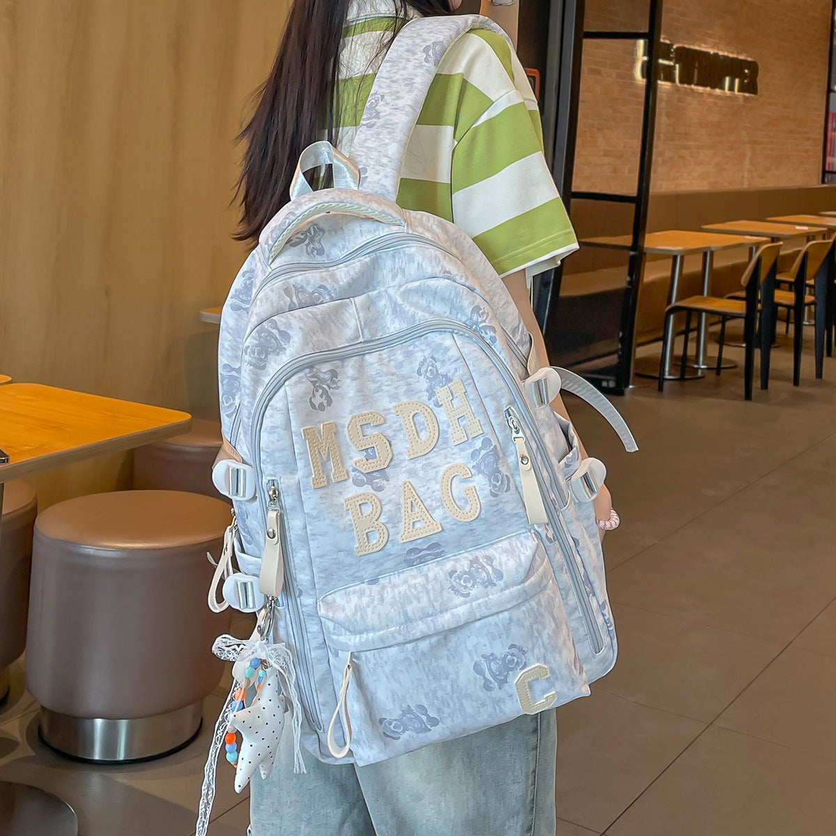 Stylische gestickte lässige Rucksack Brehn 1791205709