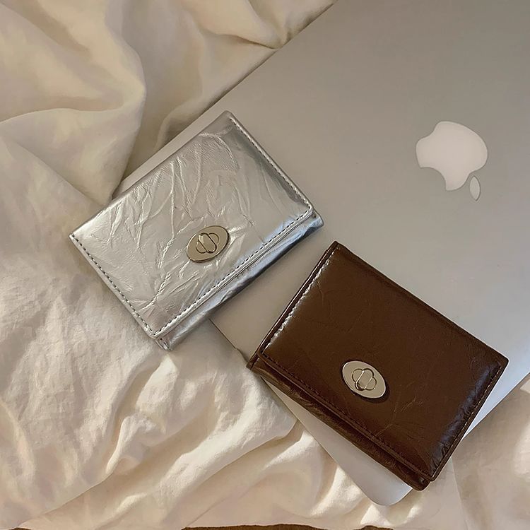 Elegante Strukturierte Leder Geldbörse Brehn