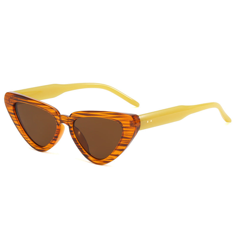 Damen stilvolle Cat-Eye Sonnenbrille mit auffälligem Design Brehn