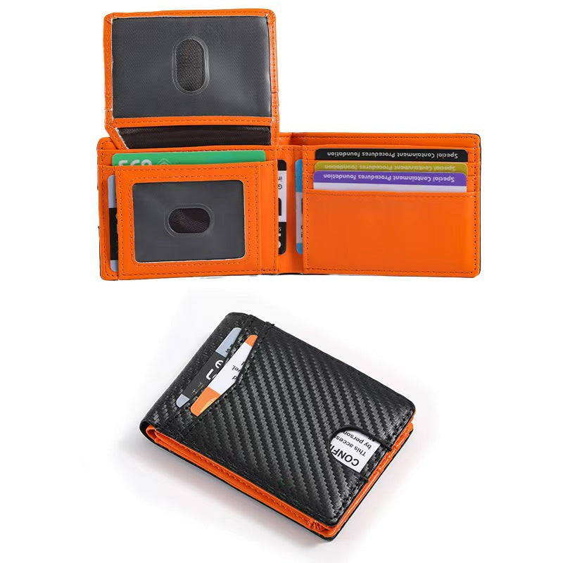 RFID-blockierende Leder-Brieftasche Brehn